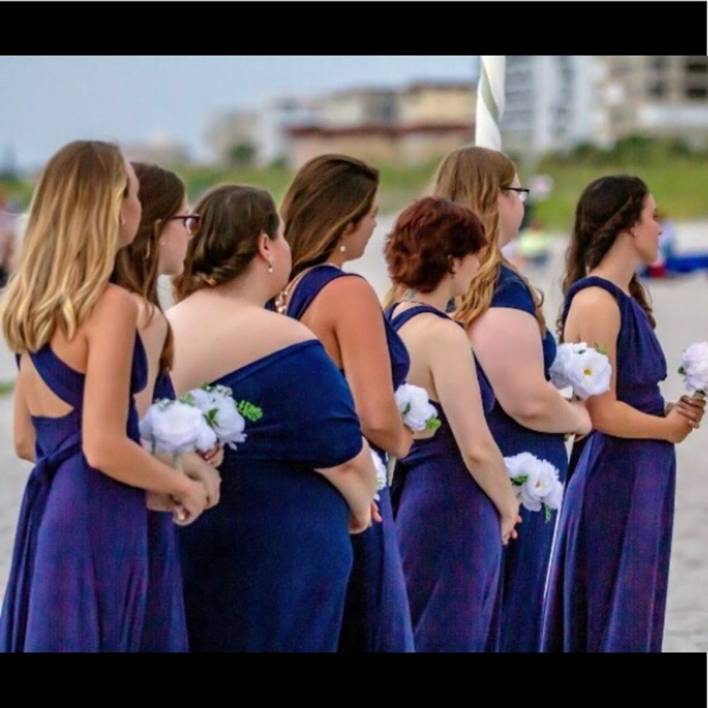 Navy infinity dress